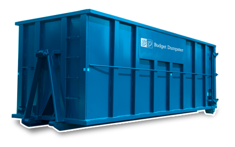 40 Yard Dumpster With Budget Dumpster Logo