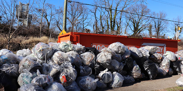 Anacostia Riverkeeper Bagged Garbage