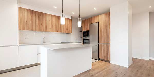 White In-Law Suite With Kitchen