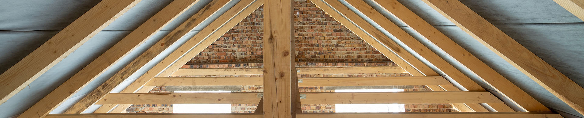 Rafters in Unfinished Attic