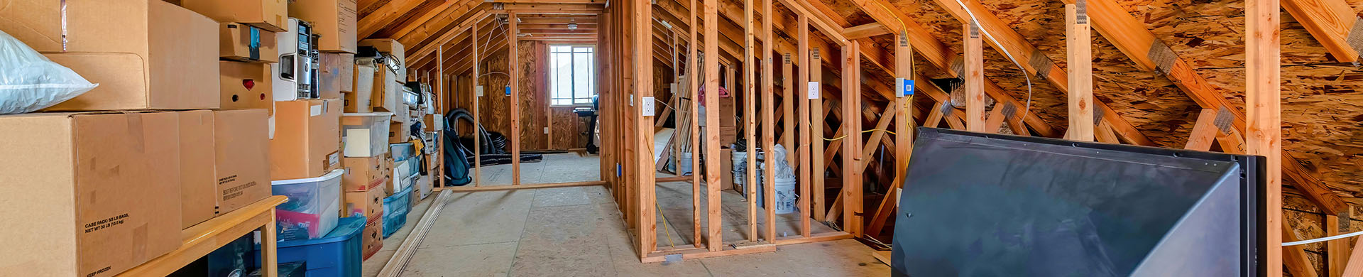 Unfinished Attic Waiting for Organization