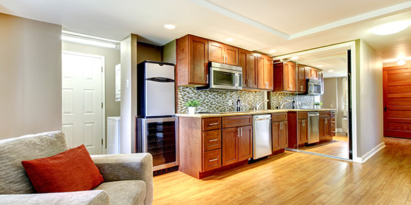 Small Kitchenette in Basement Apartment