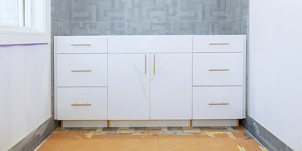 Bathroom Vanity Without Sink and Countertop