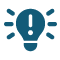 Blue Lightbulb Icon
