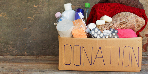 Box of Items for Donation