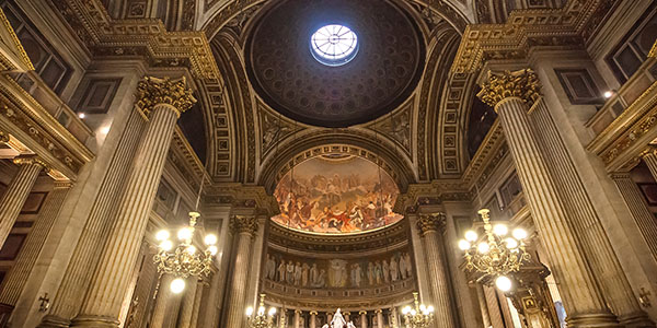 Coffered Ceiling in La Madeleine Church