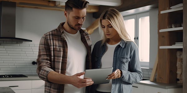 Couple Planning a Home Remodeling Project