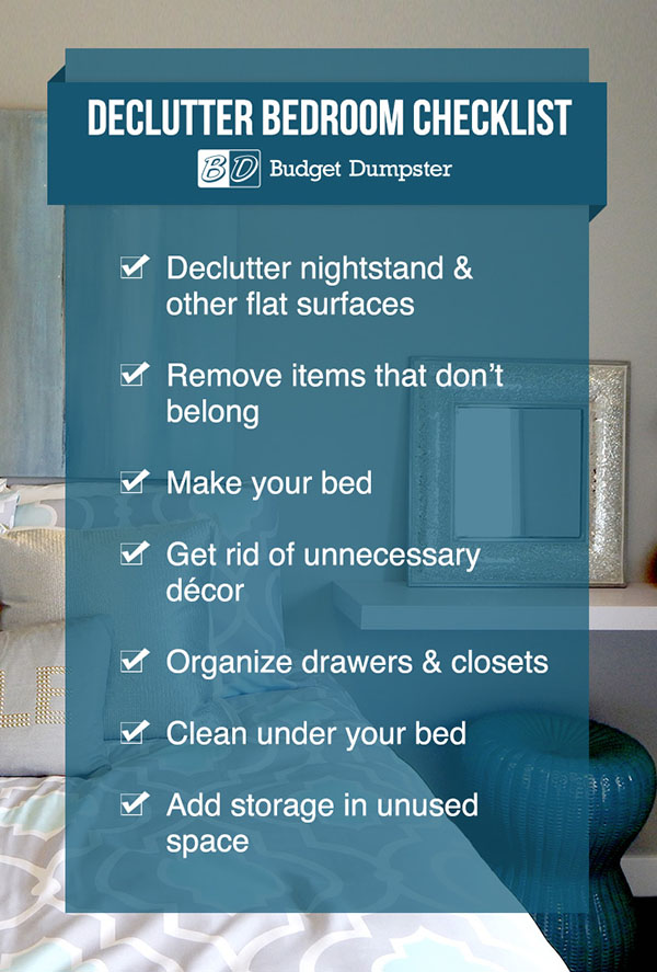 Bedroom Decluttering Checklist