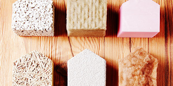 Model Houses Made From Different Insulation Types
