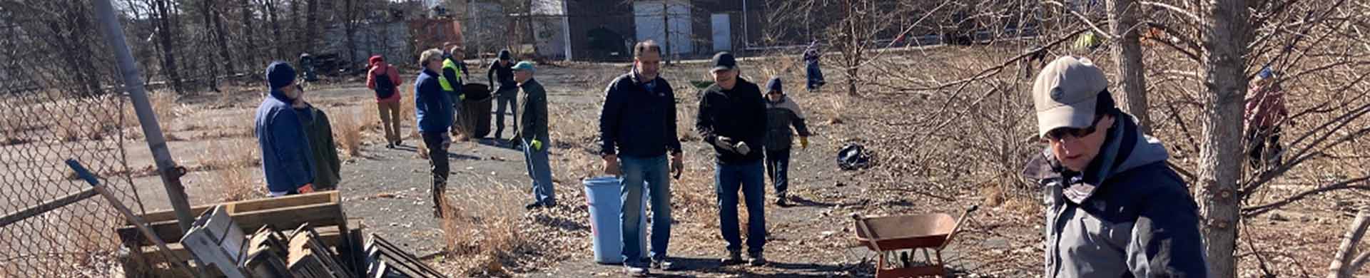 Volunteers Gather to Clean Up Trail