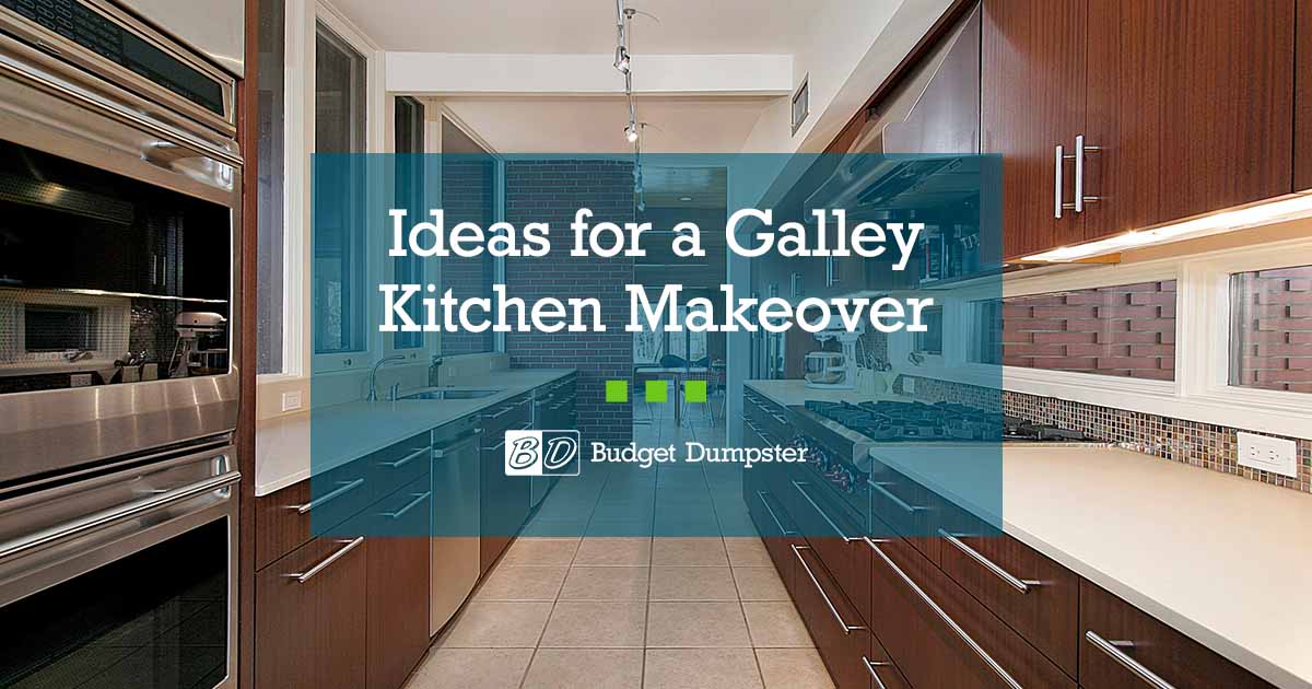 Galley Kitchen Makeover Ideas to Create More Space | Budget Dumpster