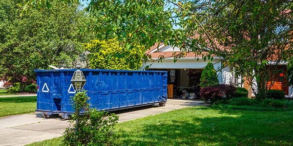 Using a Dumpster for a Garage Cleanout