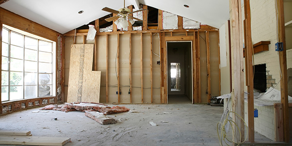 Garage Renovation in Progress