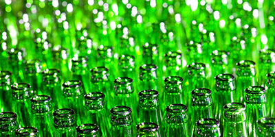 Green Glass Bottles