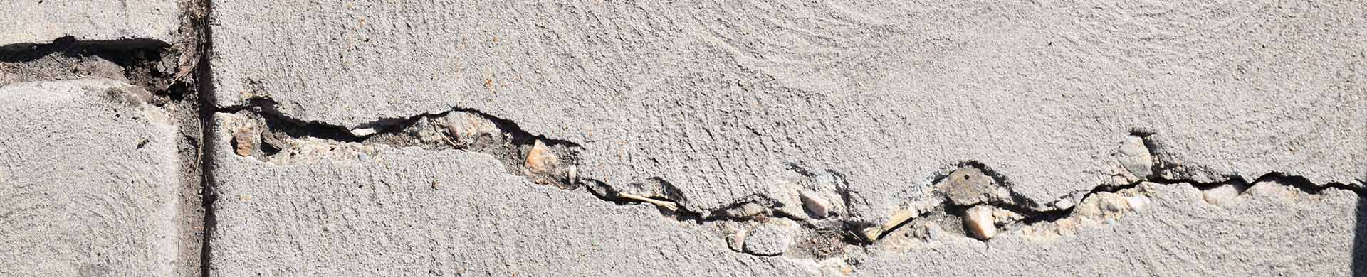 Crack in Concrete Foundation