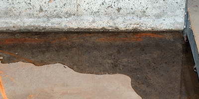 Water Leaking in Concrete Basement
