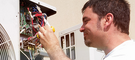 HVAC Professional Fixing Mini-Split System