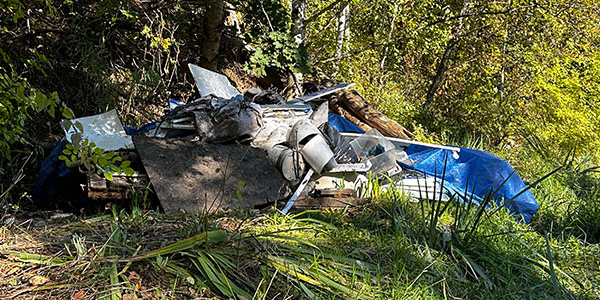 Junk Pile at River Bank