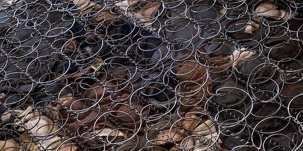 Full Frame of Mattress Springs