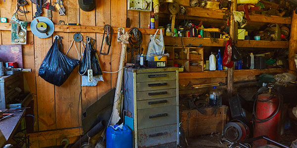 Shed in Need of Organizing