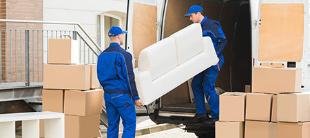 Two Movers Loading a Truck