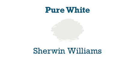 White Paint Color Swatch