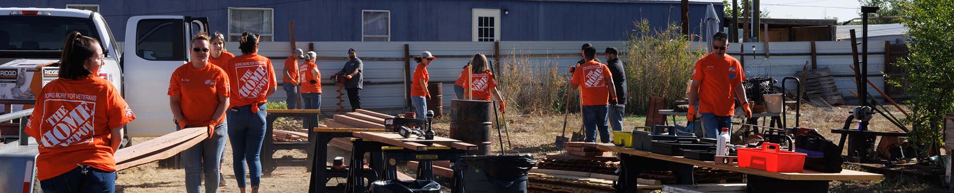 Rebuilding Together Sandoval County Volunteers Renovating Home