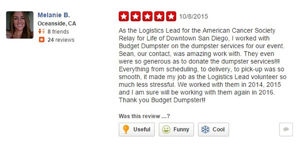 Budget Dumpster Reviews
