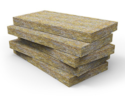 Stack of Rock Wool Insulation