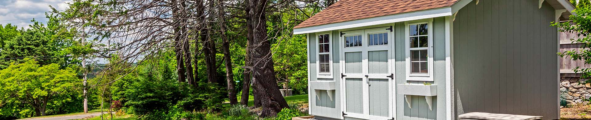 Grey Garden Shed