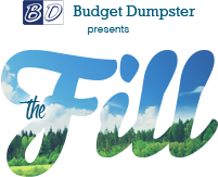Budget Dumpster presents The Fill Logo