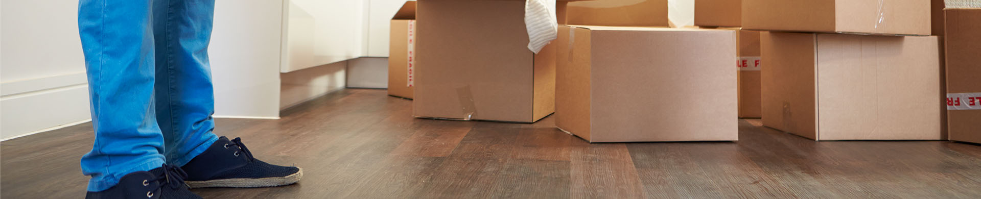 Person Unpacking After a Move