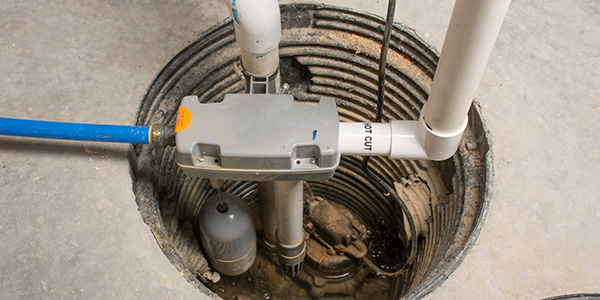 Sump Pump in Basement