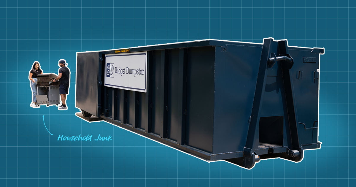 Dumpsters for Home Cleanouts Budget Dumpster