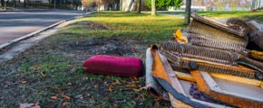 Trash On the Side Of a Road