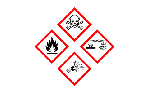 Hazardous Waste Icons