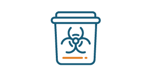 Medical Waste Bin Icon